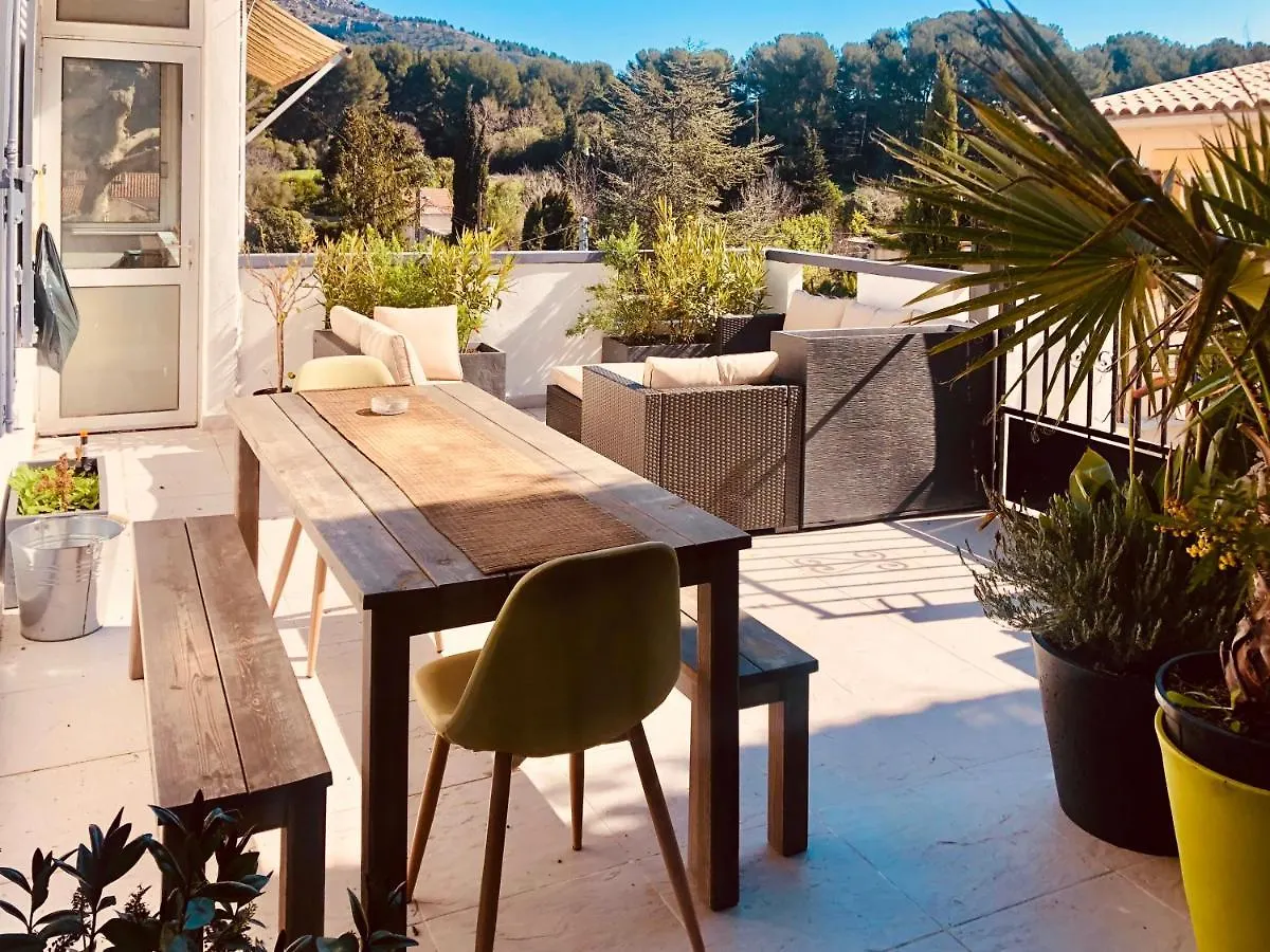 Magnifique Haut De Villa Les Camoins Marseille Holiday home